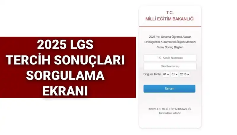 2025 LGS Tercih Sonuçları Açıklandı: Öğrenciler Merakla Bekliyor