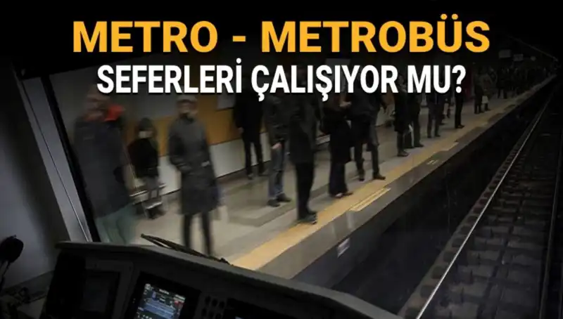İstanbul’da Bugün Metrobüs ve Metro Seferleri Durdu mu? İşte Son Gelişmeler!