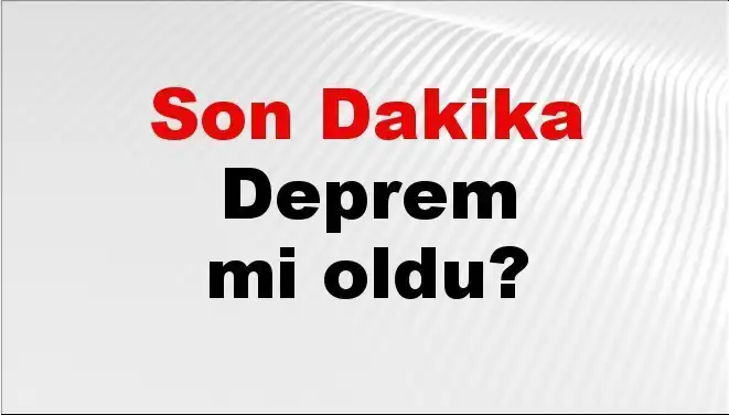 Muğla'da Son Dakika Deprem: Şok Edici Gelişmeler ve Detaylar